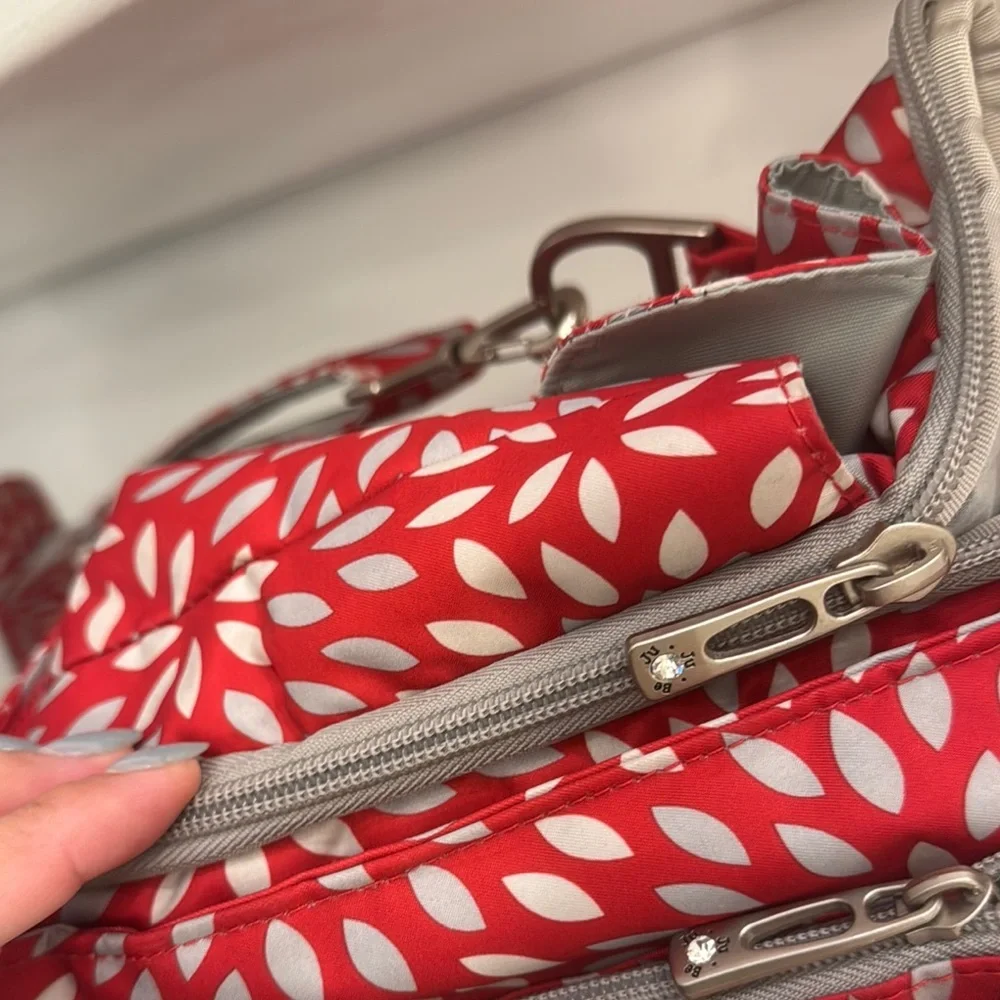 Ju-Ju-Be Red and White Women's Bag